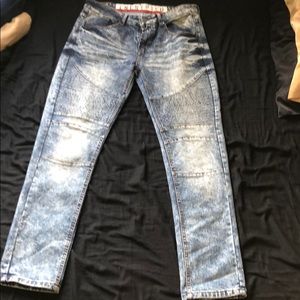 Mens Biker Jeans
